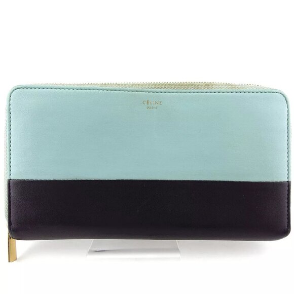 Celine wallet by color leather Authentic used - Picture 1 of 9